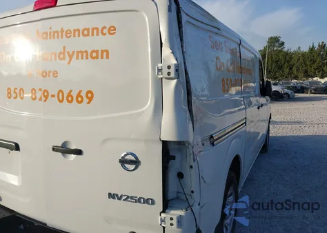 2021 Nissan Nv Cargo Nv2500 Hd Sv Standard Roof V6 from USA, damaged, VIN 1N6BF0KY0MN807862